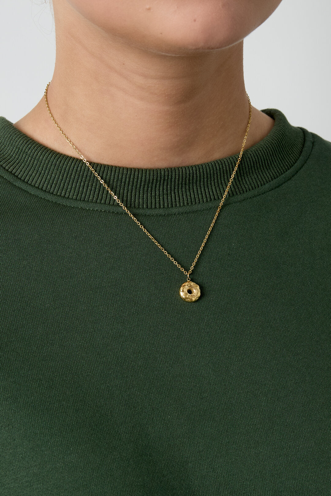 Ketting donut charm